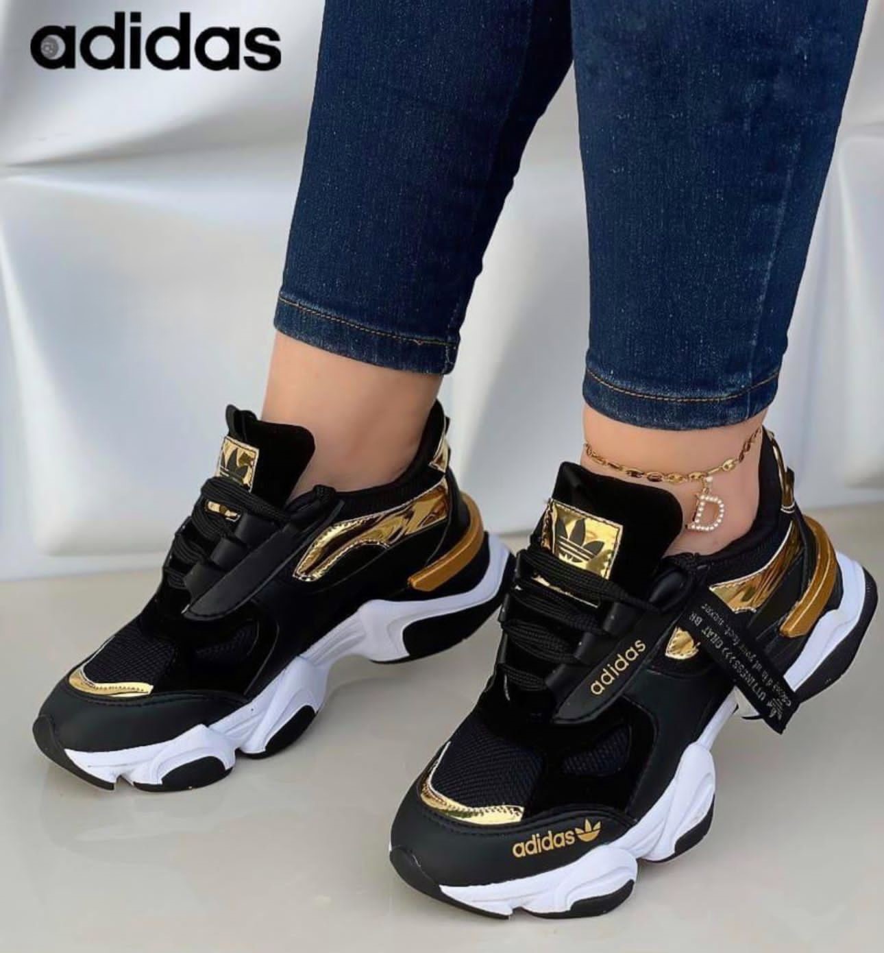 Tenis Adidas Fashion Negro Dama